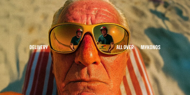 Domino’s Pizza — Delivery All Over Mykonos By The Newtons Laboratory