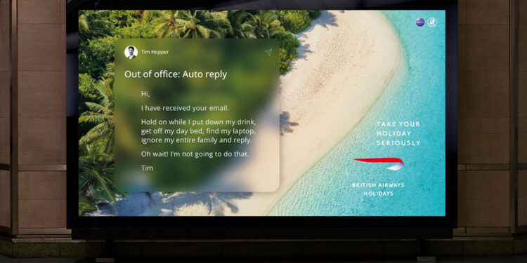 British Airways – Out-Of-Office By Uncommon Creative Studio