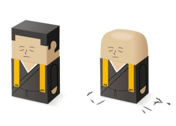 Man Goes Bald Eraser By Kazuya Ishikawa