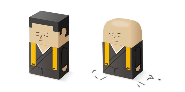 Man Goes Bald Eraser By Kazuya Ishikawa