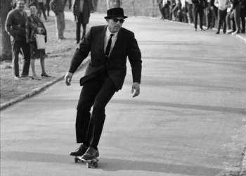 Skateboarding in New York City in the 1960s
