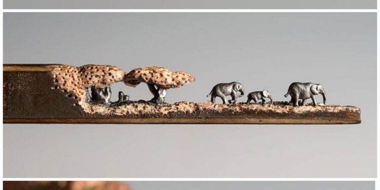 Pencil Carving by Cindy Chinn