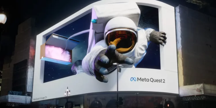 Meta — 3D billboard Piccadilly Circus Beind The Scenes By Ant Rubinstein