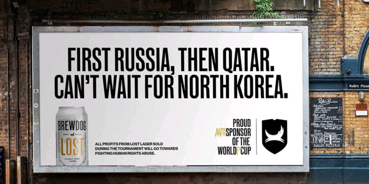 BrewDog – Anti Sponsor of Qatar By Saatchi & Saatchi, London