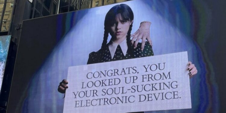 Wednesday – Congrats, You Looked Up From Your Soul-sucking Electronic Device