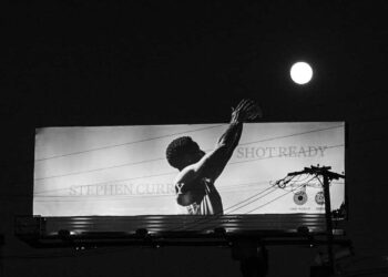 Steph Curry — Shooting The Moon Billboard