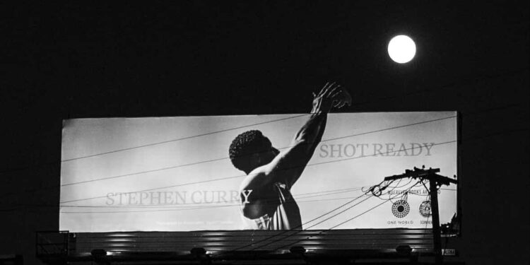 Steph Curry — Shooting The Moon Billboard