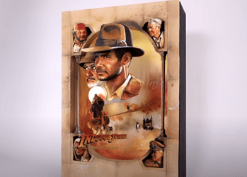 Sculpting a 3D Indiana Jones Poster By Calvin Nicholls