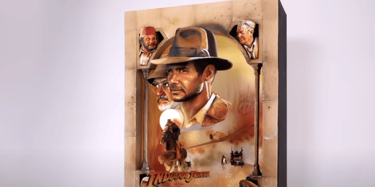 Sculpting a 3D Indiana Jones Poster By Calvin Nicholls