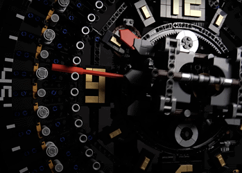 LEGO — Mangle Rack Clock By Akiyuki