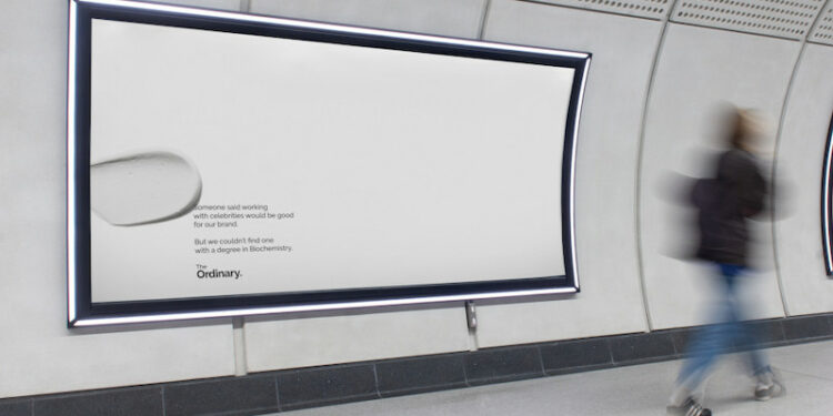 The Ordinary — OOH By Uncommon Creative studio