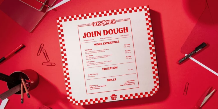 Reszames — Don’t Just Send Your Resume, Deliver it With Pizza By Mischief, USA