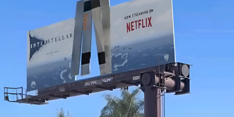 Netflix — Interstellar FOOH (Faux Out Of Home)