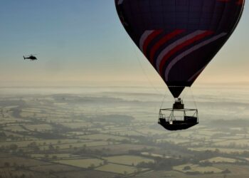 Red Bull – Riding BMX At 2,000Ft Under A Hot Air Balloon