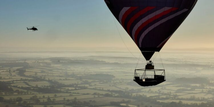 Red Bull – Riding BMX At 2,000Ft Under A Hot Air Balloon