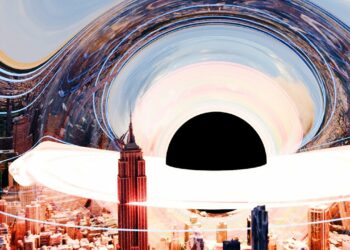 I Put 4 Million Suns in a Black Hole Over New York By  Epic Spaceman