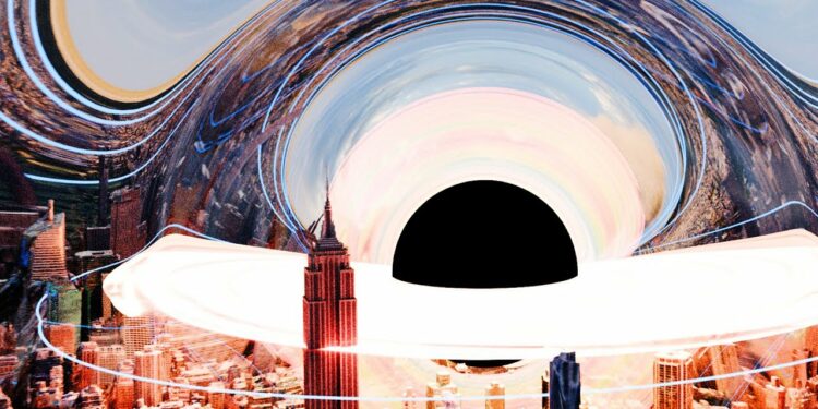 I Put 4 Million Suns in a Black Hole Over New York By  Epic Spaceman