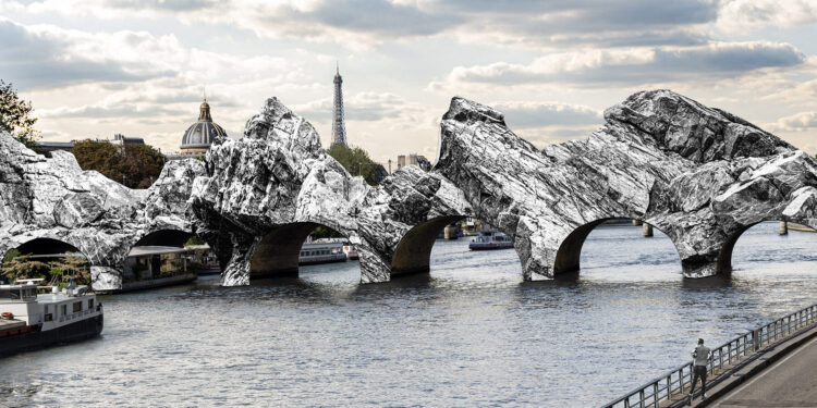 The Pont Neuf Wrapped By JR