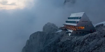 Nountain Refuge in The Dolomites By Senoner Tammerle