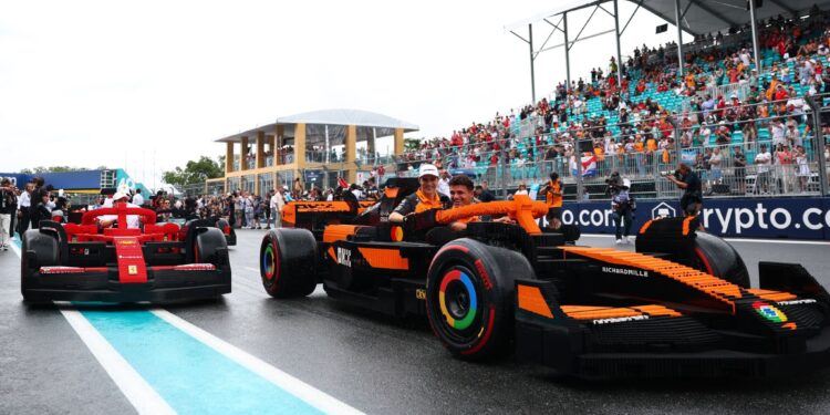 LEGO — Full Size Drivable Formula 1 Cars