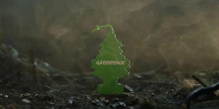 Greenpeace — Air Freshener With Smells Of Forest Fire