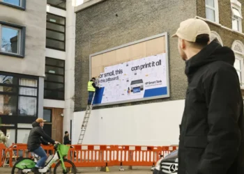 HP — Billboard Printed With A4 Paper