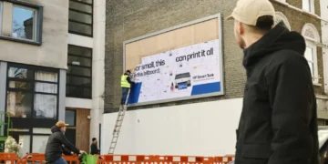 HP — Billboard Printed With A4 Paper