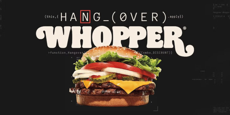 Burger King — Hangover Whopper By DM9