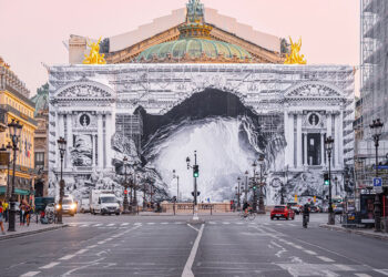 Art on Opéra Garnier in Paris By JR