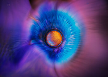 Space Iris By Ruslan Khasanov