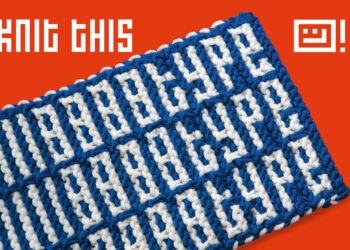 Knit Hello — A Typeface For Hand Knitting By Rüdiger Schlömer