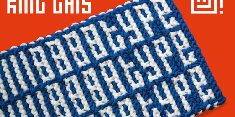 Knit Hello — A Typeface For Hand Knitting By Rüdiger Schlömer