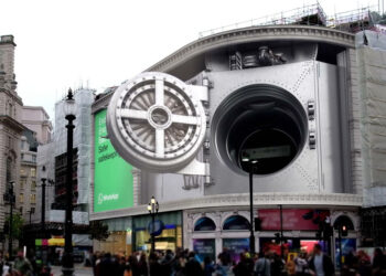 WhatsApp – Privately at London, Piccadilly Square