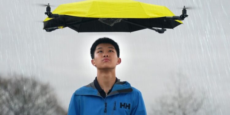 I Built a Fully Autonomous Flying Umbrella By I Build Stuff