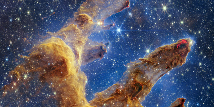 NASA – Gaseous Pillars of Creation Captured By James Webb Telescope