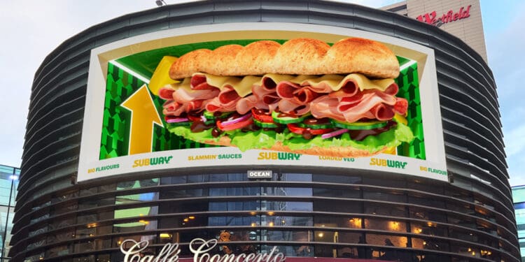Subway – Interactive 3D Billboard By Above+Beyond