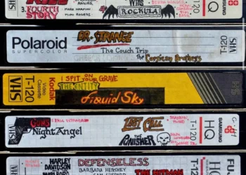 Vintage Hand-Drawn VHS Labels