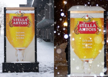 Stella Artois — Snow OOH