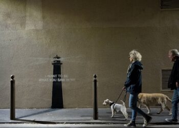The lighthouse in Marseille By Banksy