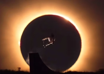 Skating Through Total Eclipse By Danny Leon