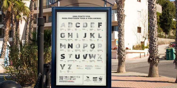 WWF – The Endangered Typeface By BAR Ogilvy