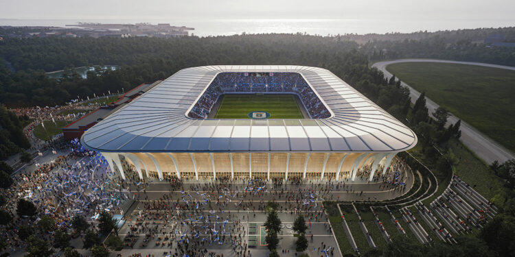Aarhus Stadium By Zaha Hadid Architects